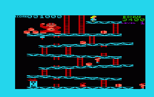 Donkey Kong screenshot 2 for Vic-20